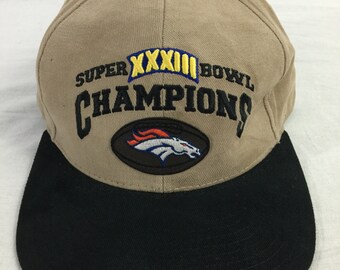 Vintage 90s Super Bowl XXXIII Champions Denver Broncos Starter Hat