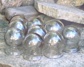 Vintage Cupping Glass soviet medical glass cups Medical instruments Body Massage Apothecary Jars Cups Vintage jars massage Cupping Cup
