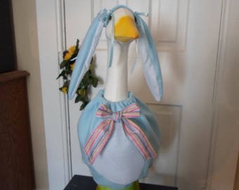 Goose Clothes --- Blue Lop Ear Bunny