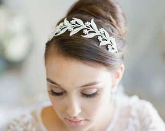 Bridal Tiara - Lady MARY, Swarovski Bridal Tiara, Downton Abbey Tiara, Wedding Tiara, Bridal Crown, Lady of the Manor Headpiece