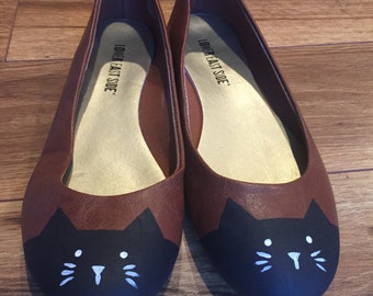 Hand Painted Flats: Size 6