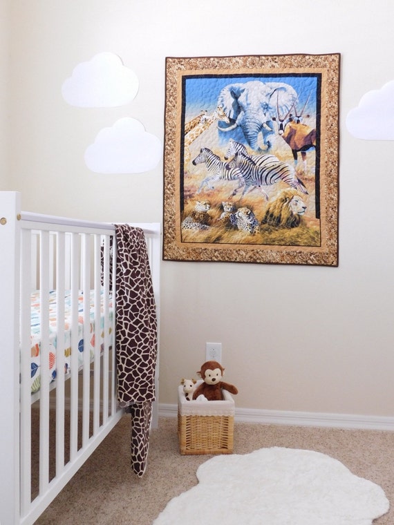 Safari nursery wall decoration African Safari nursery Safari