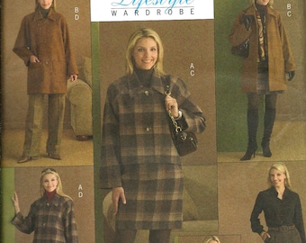 Butterick 5103 Misses Lifestyle Winter Wardrobe Pattern, Size 8-14, UNCUT