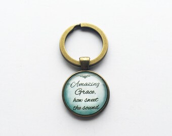 Amazing Grace Pendant Keychain/Neckace