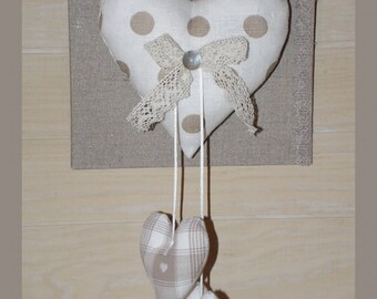 table and linen hearts