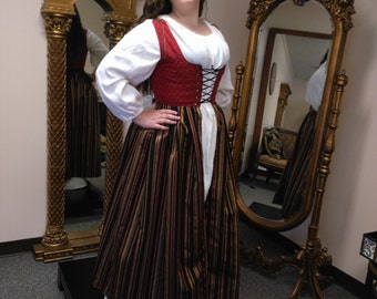 Irish Overdress, LARP, SCA, Renaissance Faire, Costume, Cosplay