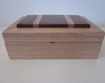 Handcrafted Wooden Jewellery Box / Trinket Box / Gift Box 22 (L) X 15 (W) X 8 (H) cm