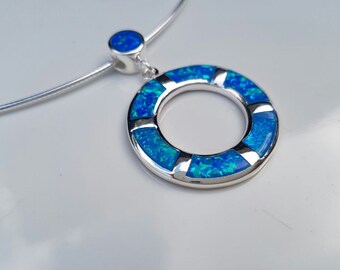 Blue Opal Necklace