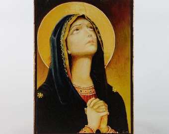 Christian Icon of Saint Maria (Virgin Mary), catholic icons and orthodox icons