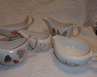 Mid Century Gravy Boat Collection