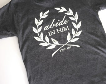 Abide in Him Kids Graphic Tee