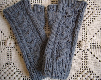 knit fingerless gloves cable Fingerless gloves hand Warmers knit