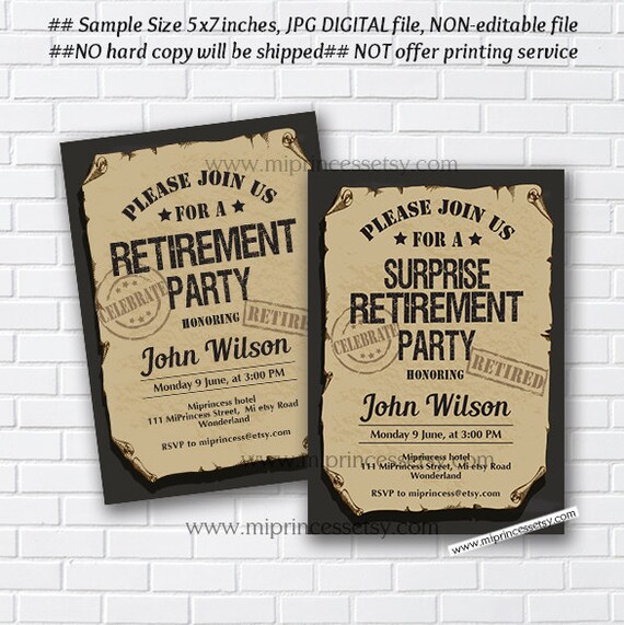 Retirement party surprise retirement surprise party