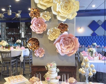 Paper Flower Back drop