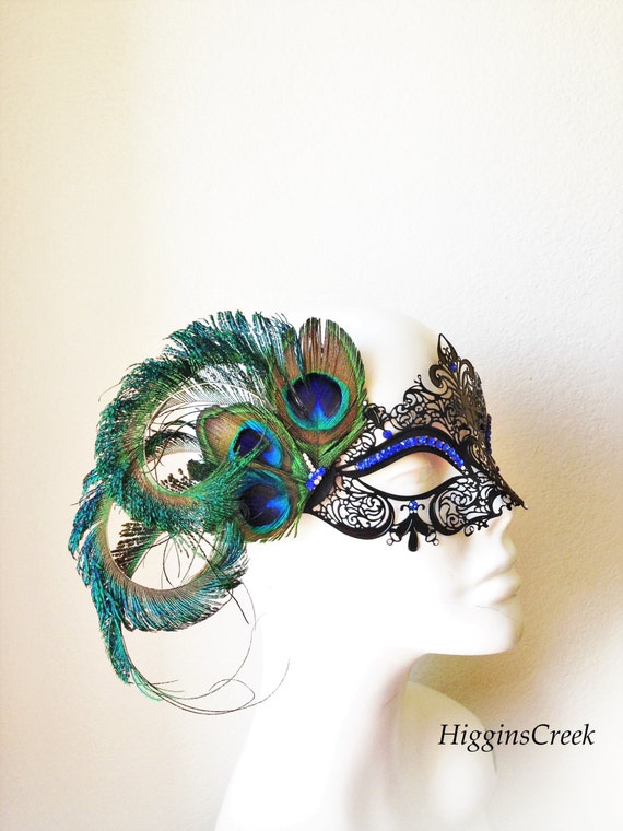 feather masquerade mask womens mask with feathers peacock