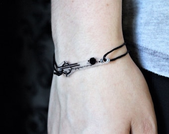Commander/Heda Lexa Back Tattoo - The 100 Tattoo Bracelet - Rope