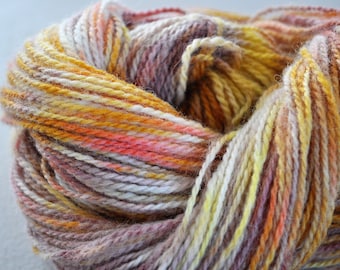 Happy Trails. Handpainted Wool Yarn 2 Ply DK weight
