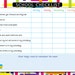 Printable School Checklist for Boys - Pencils