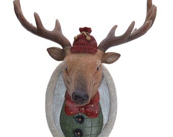 Deer's head in portraiture