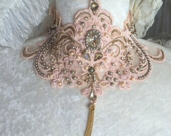 Wedding Jewelry. Rustic Lace Wedding Accessories.