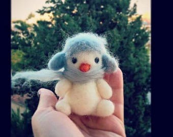 Felted snowman