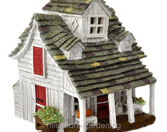 The Barn Farm House for Miniature Garden, Fairy Garden