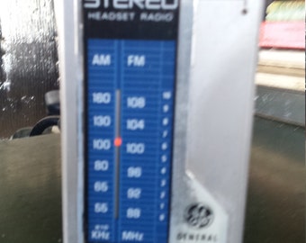 General Electric Stereo Headset Radio