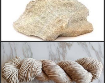 Hand Dyed Yarn, Merino, DK Weight Tonal Yarn, Perfect for Hats, Scarves, Sweaters and all Winter Accessories - Sandstone