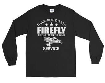 Firefly Serenity like a leaf on the wind Long Sleeve T-Shirt