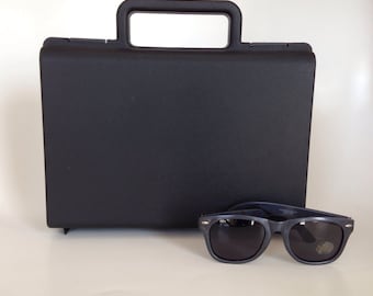 Ring/Bling Security Briefcase with Sunglasses -- Ring Bearer Pillow Alternative