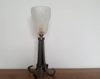 art deco table lamp vintage bedside lamp antique french