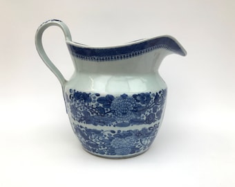 Early Nanking Export Large Jug/Creamer - Fitzhugh Pattern - Jiaqing Dynasty - C1810