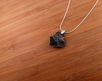 Sikhote-Alin Iron Meteorite Sterling Silver Pendant