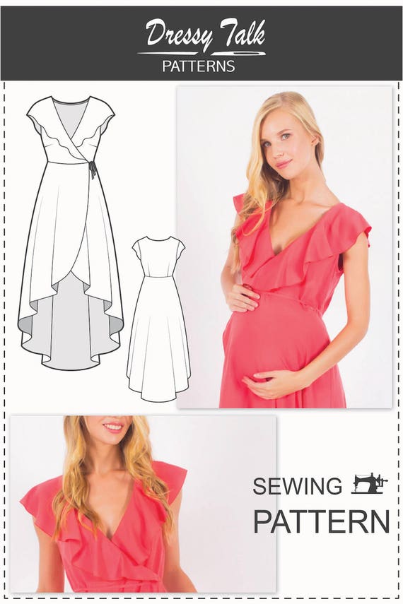 maternity maxi dress pattern