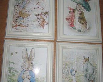 Peter Rabbit and Friends by Beatrix Potter -Prints only (4)