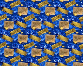 Polar Express Ticket and Bell Toss Cotton Woven by Springs Creative
