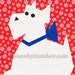 Download Scottie Dog quilt block pattern paper pieced quilt patterns