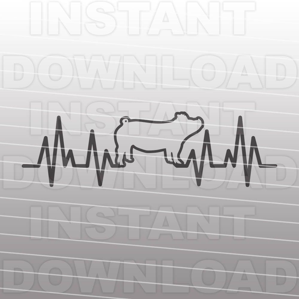 Download Stock Show SVG File Heartbeat Show Pig SVG File 4H