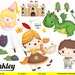 Knight and Dragon Clipart, Knight and Dragon Clip Art, Knight and Dragon Png, Princess Clipart, Horse Clipart, Stories Clipart