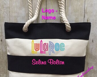 Lu La Embroidered Tote | Lu La Zippered Tote | LLR Bag | LLR Swag | Lu La Advertise | Consultant Gift