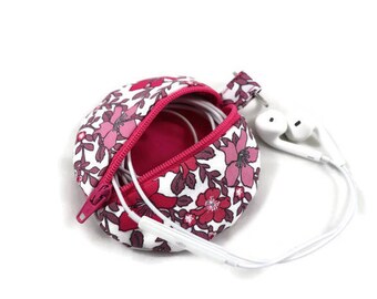 Keychain Earbud Case/Coin Purse