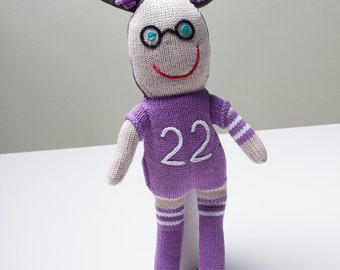 Estella Cotton Handmade Doll - Kat 12"