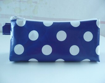 Kit trendy blue with white dots