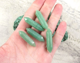 Green Aventurine Points - Double Terminated