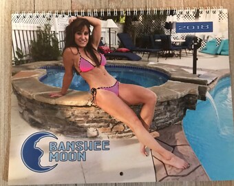 CALENDAR AND POSTCARD! Farm Girl signed 2018 calendar signed on back cover.