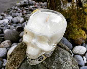 Upcycled Vodka Bottle Candle