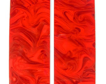 Red Haze Scales Knife Handles Gun Grips
