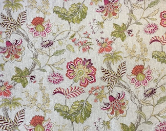 Mandarin Garden - Kiwi - Upholstery Fabric by The Yard