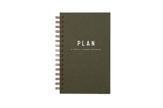 simple plan weekly planner journal agenda desk planner