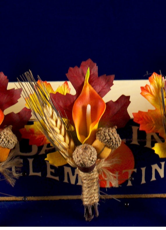 Fall cala lilly boutonniere